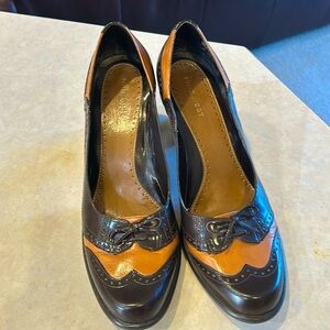 Nine West chunky heel pumps, size 9.5M